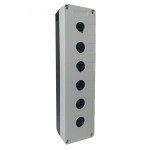 Cutie comanda caseta goala neechipata cu 6 gauri pentru 6 butoane 22mm IP65