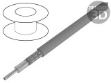 Cablu Microfon 1x24AWG Gri &Icirc;nchis Cu Cositorit