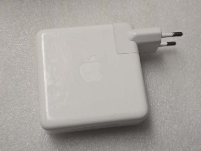 Incarcator laptop original Apple 20V 4.3A MacBook 87W USB-C - poze reale foto