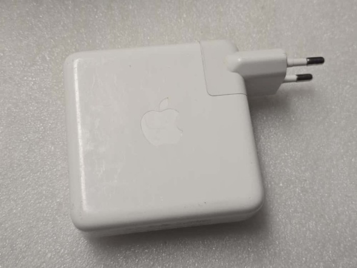 Incarcator laptop original Apple 20V 4.3A MacBook 87W USB-C - poze reale