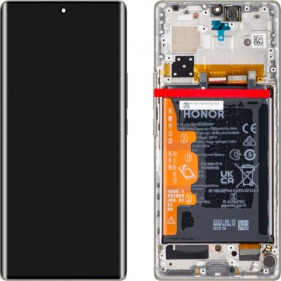 Display cu Touchscreen Honor 70, cu Rama si Acumulator, Argintiu (Crystal Silver), Service Pack 0235ACMG foto