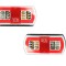 Lampa stop LED SMD GLO stanga si dreapta camion duba remorca tractor 16,5x8 &reg; ALM