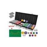 Set Joc de Poker cu 500 de Jetoane si Valiza Aluminiu plus Accesorii Complete