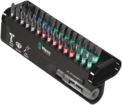 Set de biti Bit-Check 30 Impaktor 1, 30 de piese, Wera 05057690001 HardWork ToolsRange foto