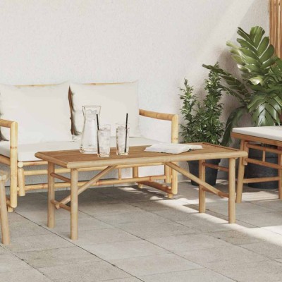 vidaXL Masă de cafea Maro 110 x 50 x 43 cm Bambus 4106594 foto