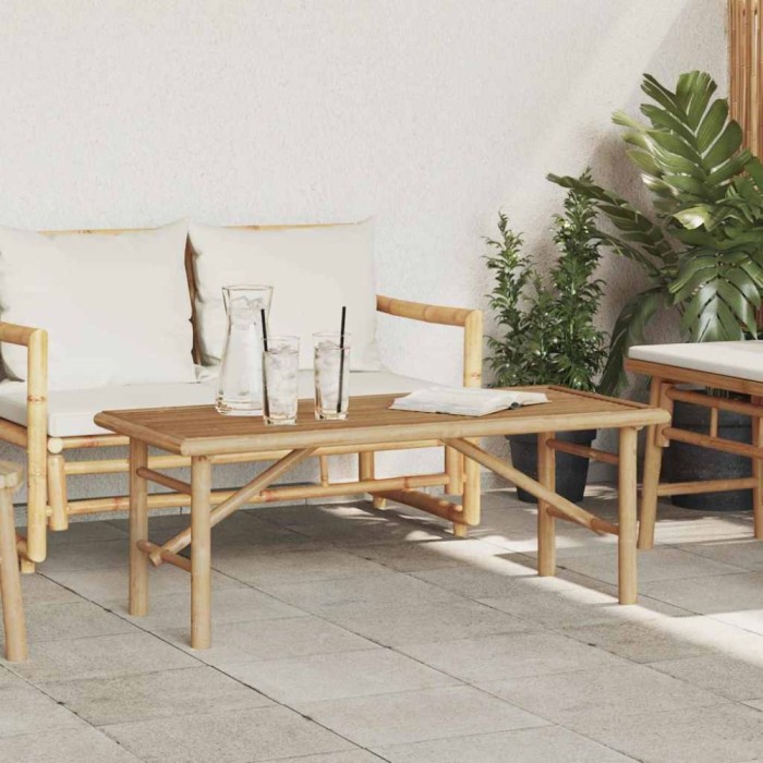 vidaXL Masă de cafea Maro 110 x 50 x 43 cm Bambus 4106594