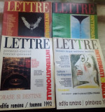 Cumpara ieftin LOT 4 NUMERE DIN PUBLICATIA &#039;LETTRE INTERNATIONALE&#039; (1992-93)[NR. 1 / 2 / 3 / 5]