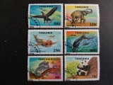 Tanzania 1993 - Fauna / Reptile, set complet 6 timbre obliterate -A583