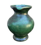VAS VINTAGE DIN CERAMICĂ CU O ANSA IMPLETITA