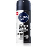 Nivea Men Invisible Black &amp; White spray anti-perspirant pentru barbati 100 ml