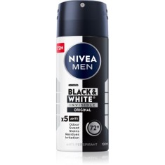 Nivea Men Invisible Black &amp; White spray anti-perspirant pentru barbati 100 ml