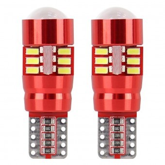 Set 2 becuri T10 27 LED 12-24v 01446 foto