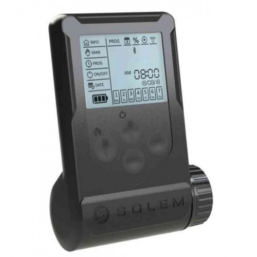 Controler irigații WooBee, programabil prin Bluetooth cu ecran LCD, 4 zone, 9 V