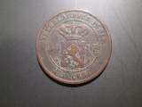 Indiile Olandeze de Est _ 2 1/2 cents _ 1997 _ moneda din cupru, Asia, Cupru (arama)