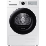 Uscator de rufe Samsung DV90DG52A0AHLE, Pompa de caldura 9 kg, Clasa A+++, Smart Things, Quick Dry, Optimal Dry. WiFi, Alb