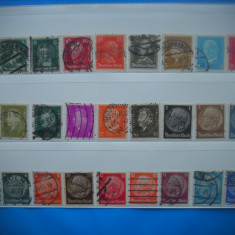HOPCT LOT NR 488 GERMANIA REICH 27 TIMBRE VECHI STAMPILATE