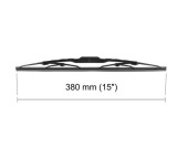 Lamela stergator luneta 380mm/15in Alfa Romeo, Audi, BMW, Daihatsu, Fiat, Ford, Honda, Jeep, Kia, Lancia, Mazda, Mitsubishi, Nissan, Opel, Renault, R