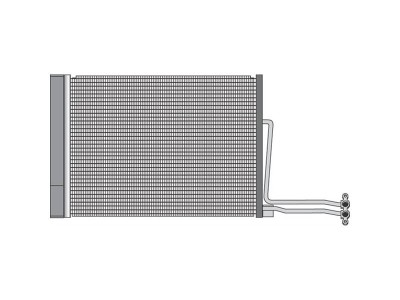 Condensator climatizare MINI One D; Mini (R50, R53), 06.2003-09.2006, motor 1.4 d, 55 kw diesel, cutie manuala/CVT, full aluminiu brazat, 525(480)x36 foto