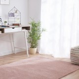 Covor Premium Belgian Model 71301-026, Marime 60 x 115 cm, Roz, Inaltime Fir 20 mm, Antialergic, Polipropilena, Living, Dormitor, Sufragerie, Birou