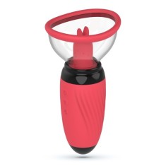 Pompe vagin - Crushious Scarlet Pompa Reincarcabila pentru Vulva Extra Sensibilitate, Labii Voluminoase si Simulator de Sex Oral foto