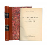 D. Caracostea, Arta cuv&acirc;ntului la Eminescu, 1938