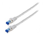 Cablul de rețea S/FTP 6a litat CCA LSZH gri 1,5m 26AWG, Lanberg