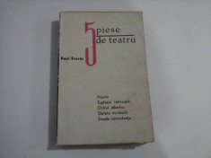 5 PIESE DE TEATRU - PAUL EVERAC - Bucuresti, 1967