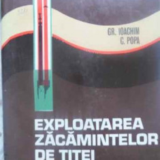 EXPLOATAREA ZACAMINTELOR DE TITEI-GR. IOACHIM, C. POPA