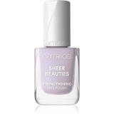 Catrice Sheer Beauties Strengthening Nail Polish lac pentru intarirea unghiilor culoare 080 Lavender Whispers 10.5 ml