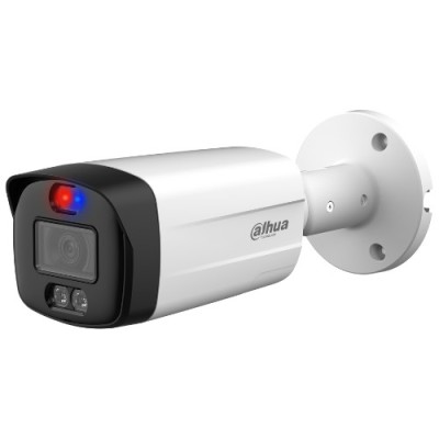 Camera analog Smart Dual Light, 5MP, alarma, lentila 3.6mm, microfon, IR 40m, WL 40m - Dahua HAC-ME1509TH-A-PV-0360B-S2 SafetyGuard Surveillance foto
