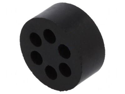 Insert Presetupă 4mm M25 IP54 Cauciuc NBR 6 Orificii foto