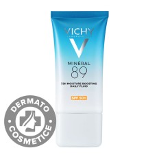 Fluid hidratant 72h cu acid hialuronic SPF50+ Min&amp;eacute;ral 89, 50ml, Vichy foto
