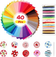 Set de creatie pentru copii ZERHOK, poliester/plastic/metal, multicolor, 141 piese
