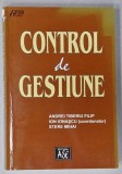 CONTROL DE GESTIUNE de ANDREI TIBERIU FILIP ...STERE MIHAI , 2001