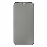 Folie de sticla securizata DEPOX&reg; pentru protectie compatibila iPhone 12/12 PRO, 3D, Anti-spy, neagra, acoperire full-cover