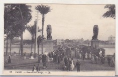 bnk cp Egipt - Cairo - Podul Kasr-El-Nil - necirculata