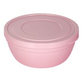 Recipient cu capac pentru alimente,plastic,roz,500 ml, Oem