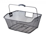 Cos biciclete spate, culoare negru, 41 x 31 x 16 cm