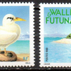 Wallis&Futuna 1990, FAUNA - Pasari, serie neuzata, MNH