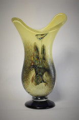 Vaza din sticla Murano - semnata de artist foto