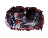 Cumpara ieftin Sticker decorativ, gaura in perete 3D, Naruto, 85 cm, 1032STK-1, natura si peisaje