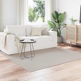 vidaXL Covoare de zonă Pătrat Crem 120 x 120 cm 42022629