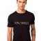 Tricou barbati negru 50% Single - L