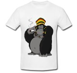 Cumpara ieftin Tricou &quot; Maimuta fumatoare &quot;