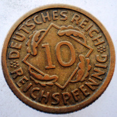 1.264 GERMANIA WEIMAR 10 REICHSPFENNIG 1929 D