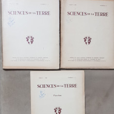 Sciences de la Terre: Tome VI 1958 Numeros 1-2, 3-4 + Planches (geologie)