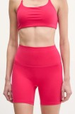JOYINME pantaloni scurți de yoga Movement culoarea roz, neted, high waist, Szorty.Movement