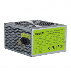 SURSA DELUX 550 (350W for 550W Desktop PC) Fan 12cm Conector 20+4 pini 2xSATA 2xMolex 1xSmall 4 pini &amp;amp;quot;DLP-30D-550&amp;amp;quot; foto