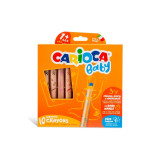 Cumpara ieftin Creioane colorate Carioca 3:1 Baby 1+ 10/set