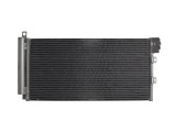 Condensator climatizare Fiat Linea, 06.2007-2015, motor 1.3 MultiJet, 66 kw/1.6 MultiJet, 77 kw diesel; 1.4 T-Jet, 88 kw benzina, full aluminiu braza